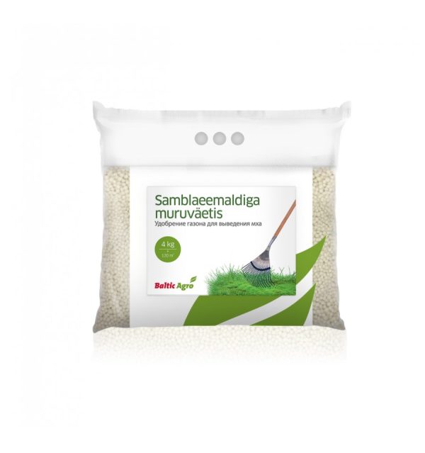 Baltic Agro samblaeemaldiga muruväetis 4kg