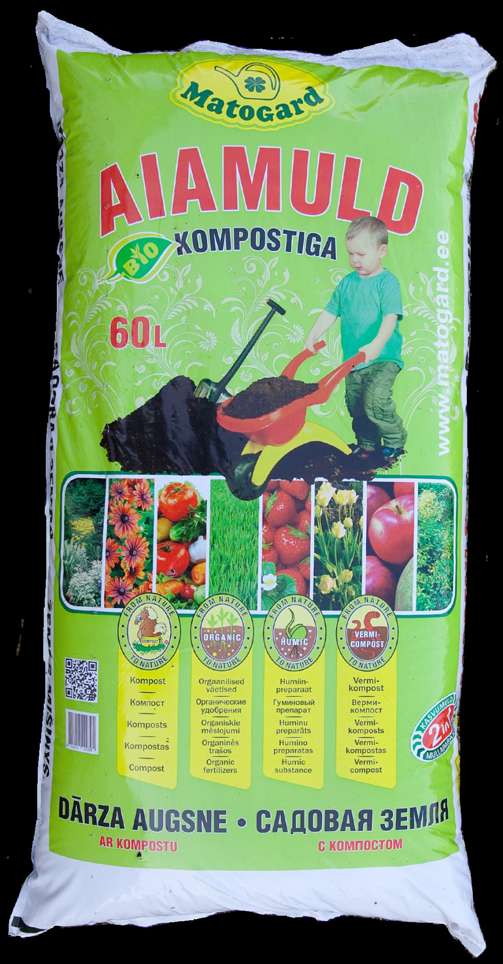 Matogard aiamuld kompostiga 60L