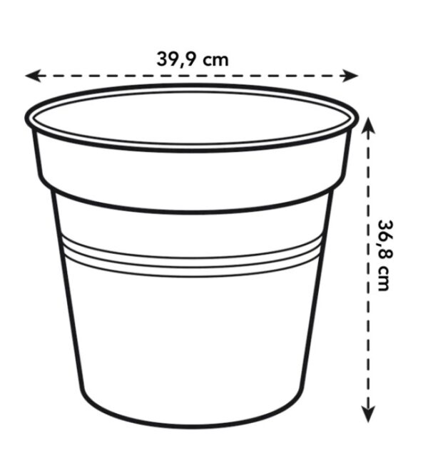 Istutuspott Green Basics 40x37cm  terrakota