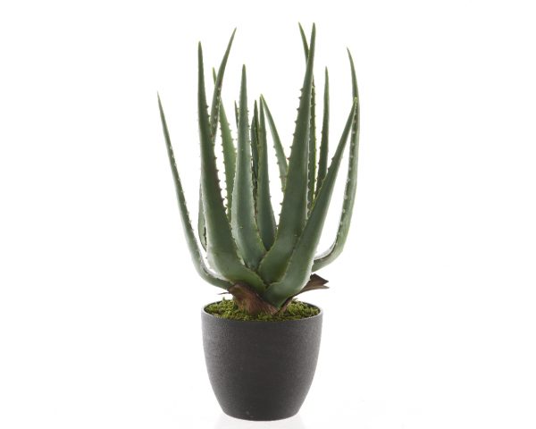 Kunsttaim aloe potis 40cm roheline