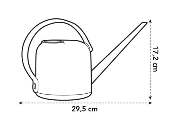 Kastekann B.for soft 1,7 L leheroheline