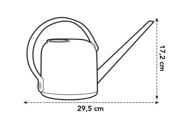 Kastekann B.for soft 1,7 L antratsiit