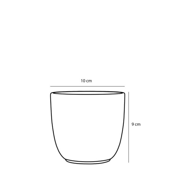 Lillepott Tusca Ø10xH9cm, punane