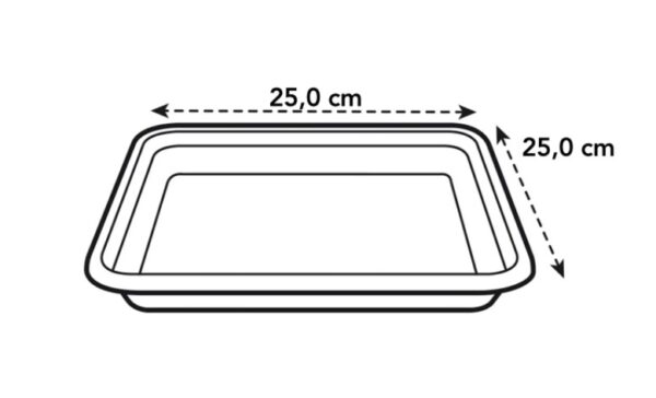 Istutuspoti alus kandiline 25cm tumehall