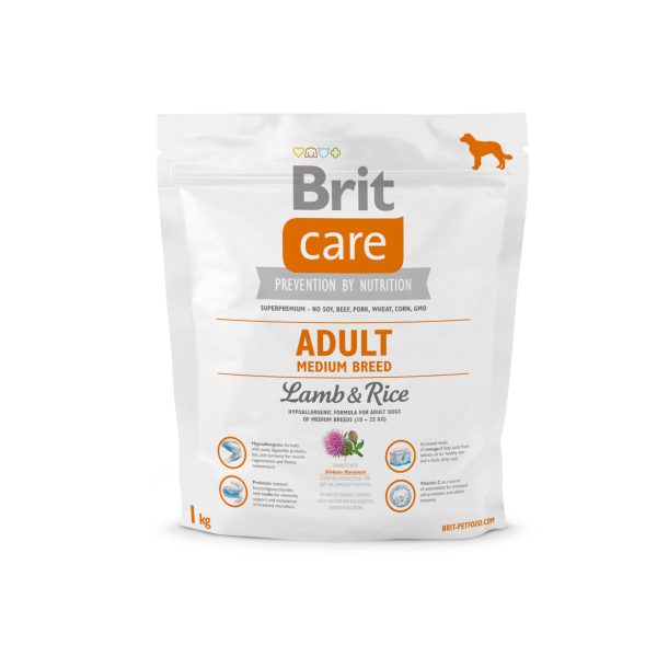 Brit Care Adult Med Breed Lamb&Rice 1 kg