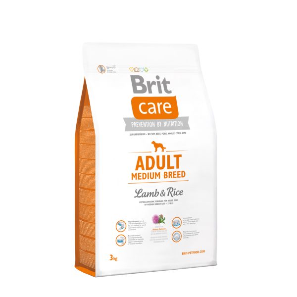 Brit Care Adult Med Breed Lamb&Rice 3 kg