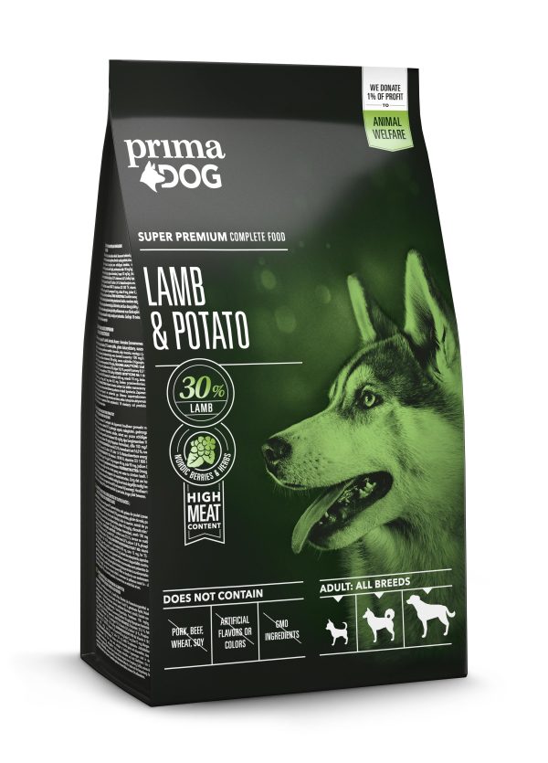 PrimaDog lammas-kartul koertele 2kg