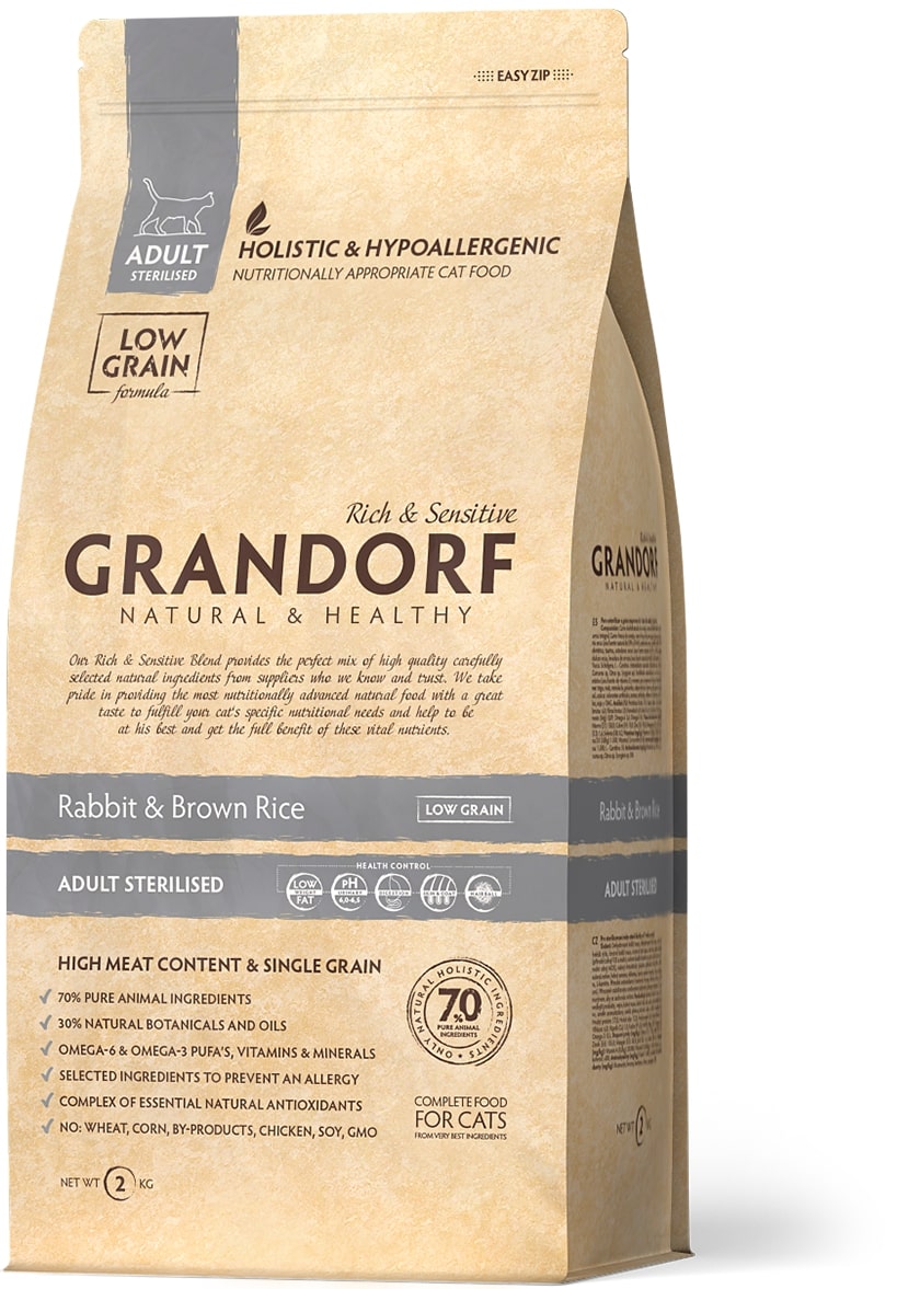 Grandorf Cat Rabbit, Brown Rice Ster.0,4