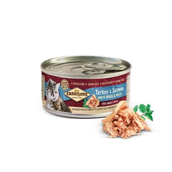 Carni Love cat Turkey&Salmon kons100g