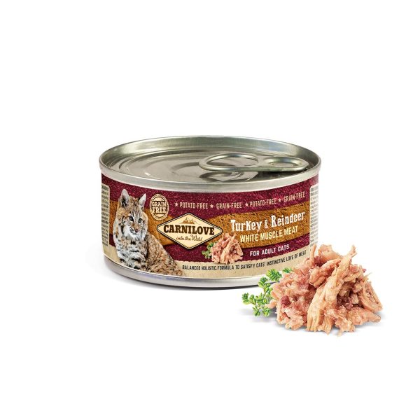 Carni Love cat Turkey&Reindeer konserv 100g