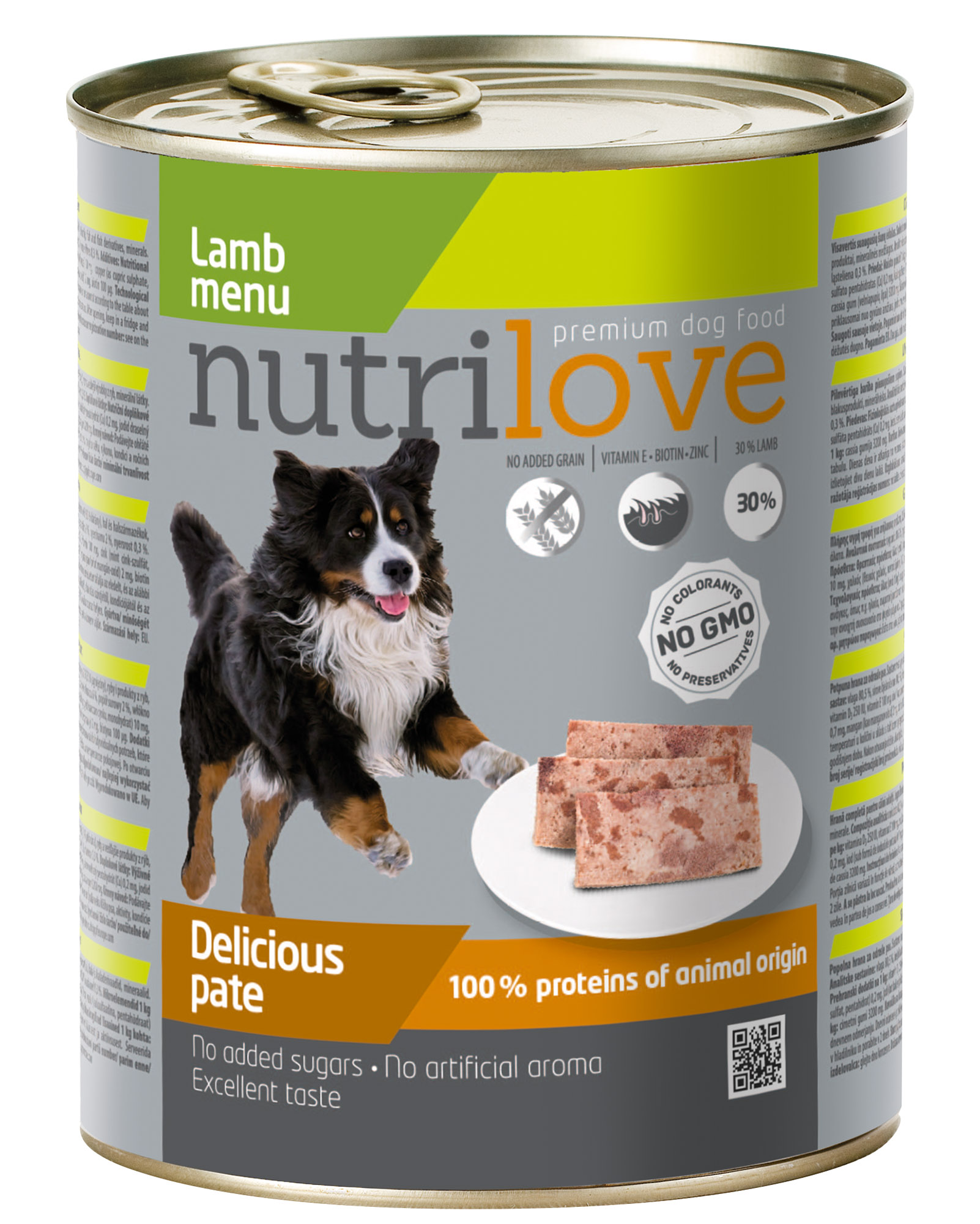 Nutrilove konserv lambalihaga 800g