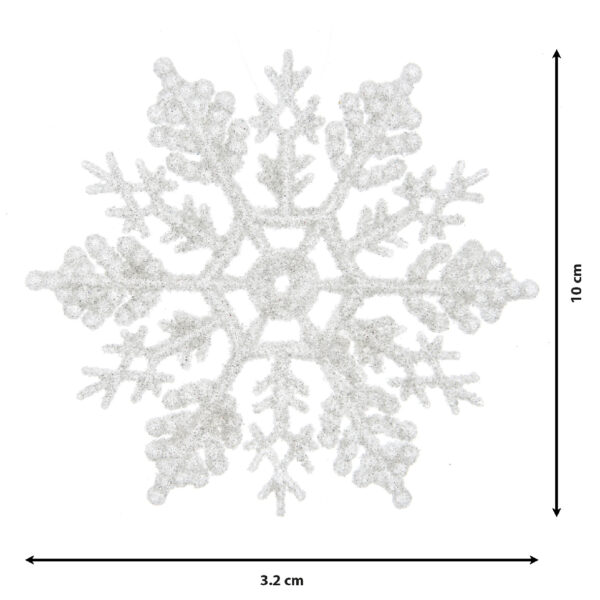 Kuuseehe lumehelves 10cm valge