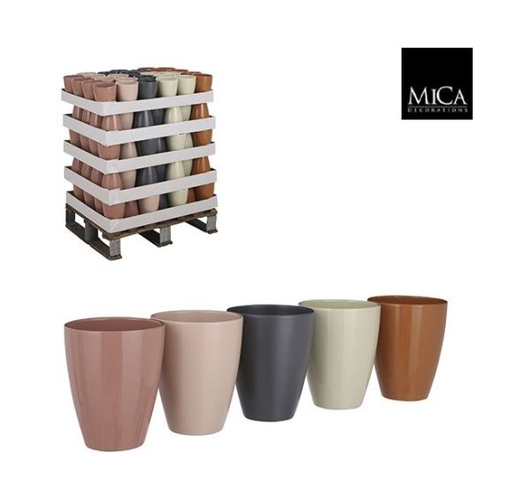 Mica orhideepott Tusca 13,5x17cm assortii