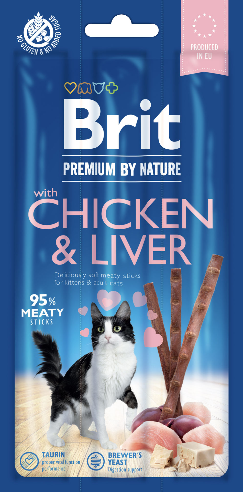 Brit Premium Cat Snack Chicken 3tk