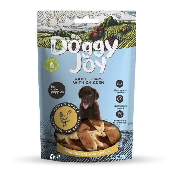 Doggy Joy Rabbit ears with chicken 90g