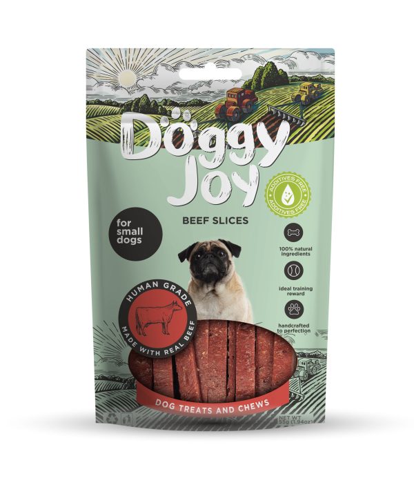 Doggy Joy Beef slices 55g