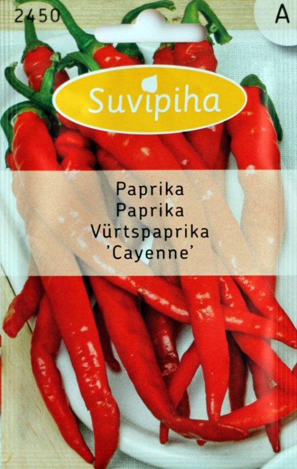 Vürtspaprika 'Cayenne'