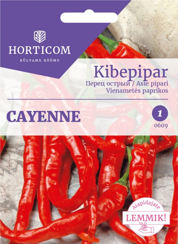 Kibe paprika 'Cayenne' 34s