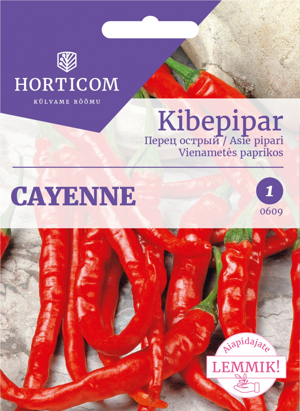 Kibe paprika ‘Cayenne’ 34s