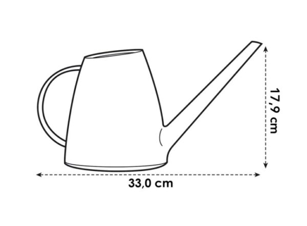 Kastekann Brussels 1,8L valge