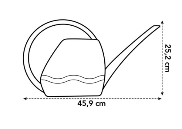 Kastekann Aquarius 3,5L valge