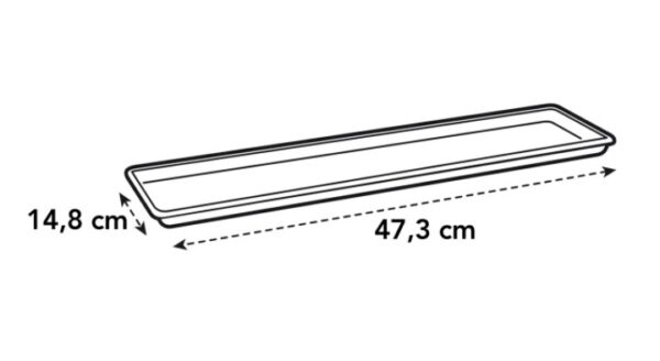 Rõdukasti alus Green Basics 50cm antratsiit