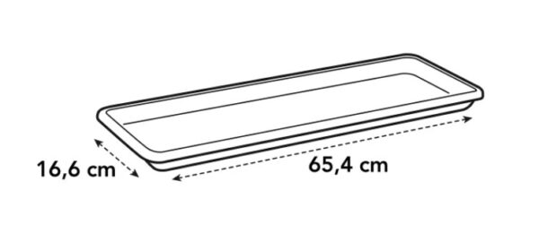 Rõdukasti alus Barcelona 70cm terrakota