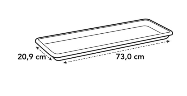 Rõdukasti alus Barcelona XL 80cm terrakota