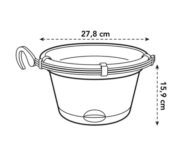 Rippampel Green Basics 28cm terrakota