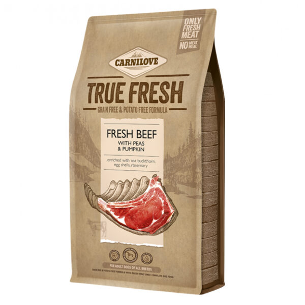 Carnilove kuivtoit True Fresh veiselihaga koertele, 4kg