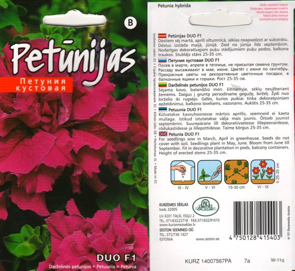 Petuunia 'Duo Burgundy' F1