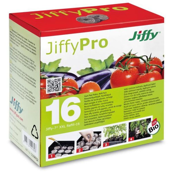 Turbatabletid Jiffy-7 Easy 50mm 16tk