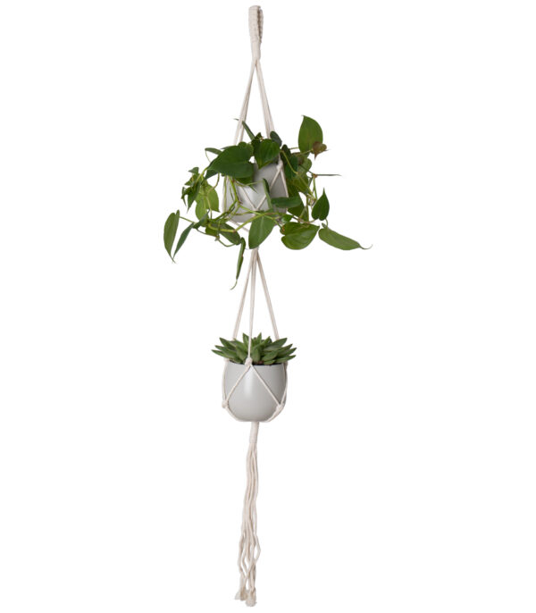 Lillepotihoidja Macrame 120cm valge