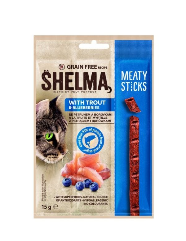 Shelma  meaty sticks trout-blueberry 15g