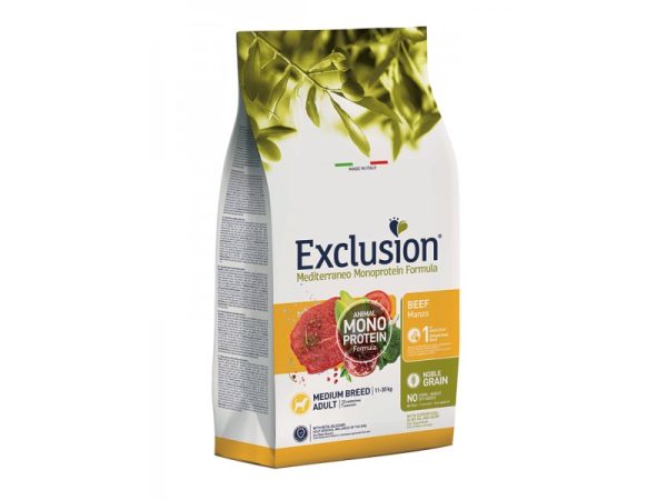 Koeratoit Exclusion adult beef medium 12kg