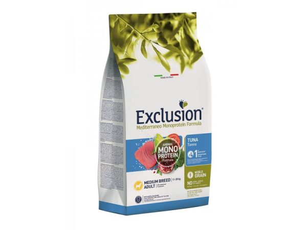 Koeratoit Exclusion adult tuna medium 3kg