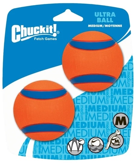 Mänguasi Chuckit Ultra pall M 6cm 2tk