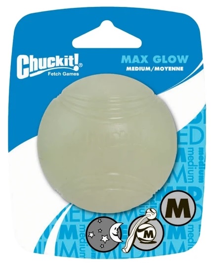 Mänguasi Chuckit Max helendav pall M 6cm tk