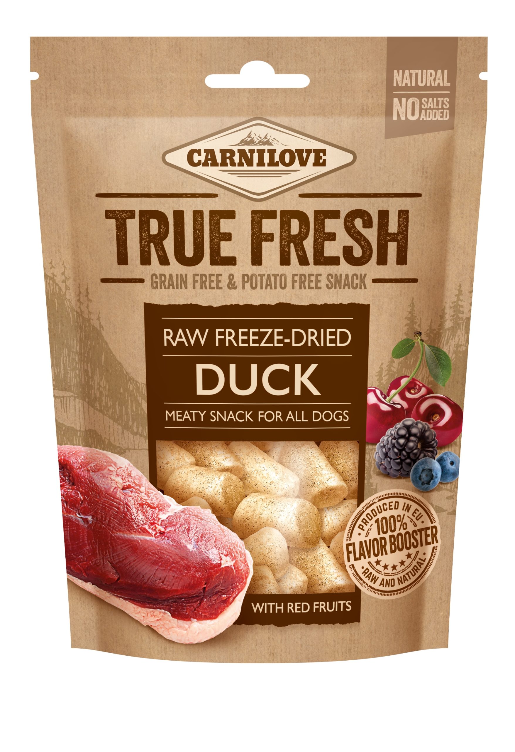 Koerte maius Carnilove Dog True Fresh Freeze-Dried Duck 40g