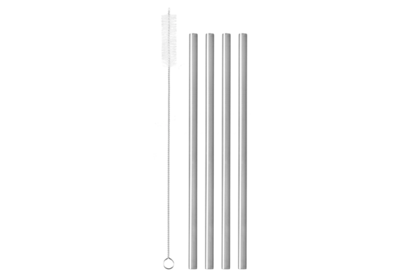 MAKU joogikõrred metallist 8mm 4tk