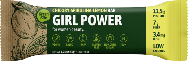 GIRL POWER Spirulina-Sidruni superbatoon 50g