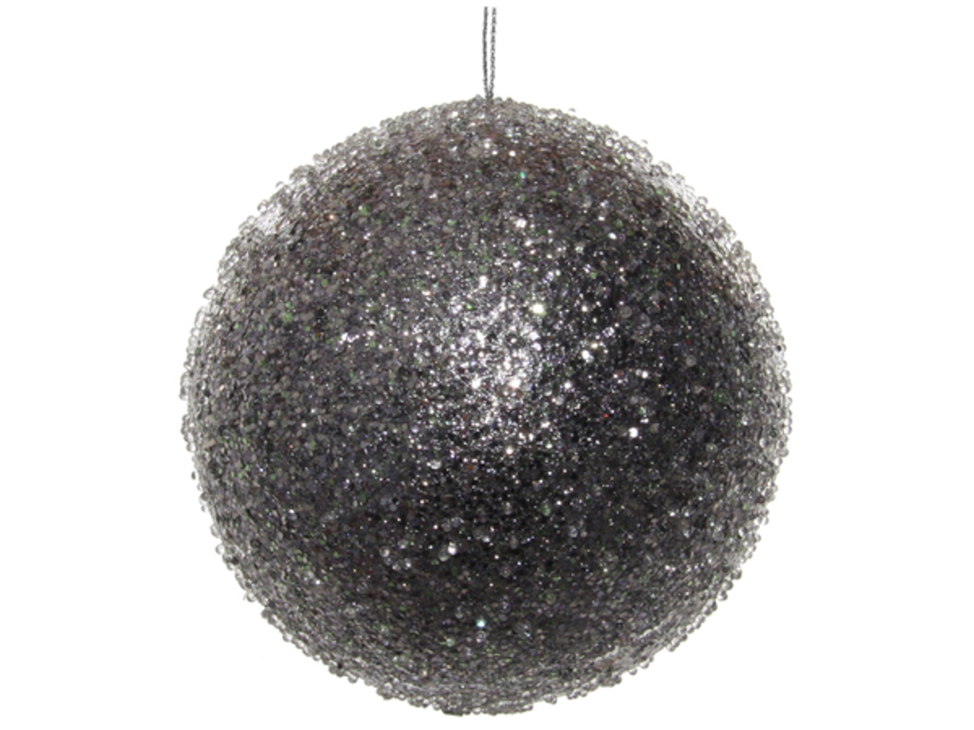 Jõulukuul hall glitter 10cm