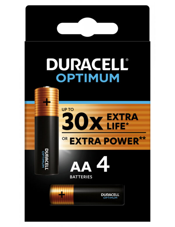 Patarei Duracell Optimum AA 4tk.