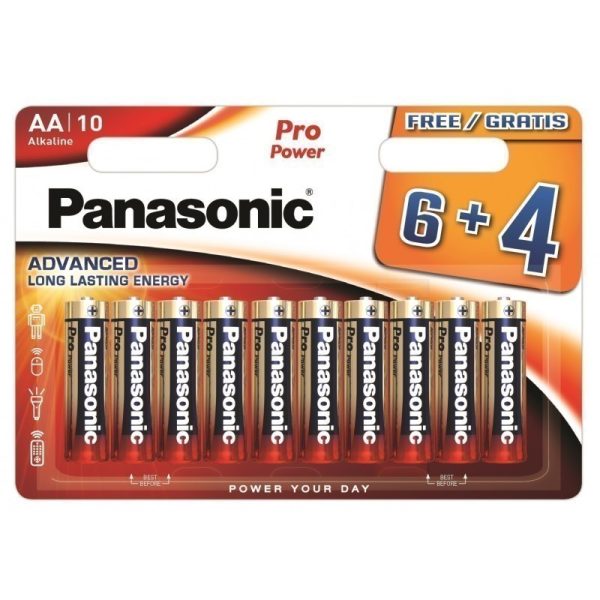 Patarei Panasonic Pro Power AA 6+4tk