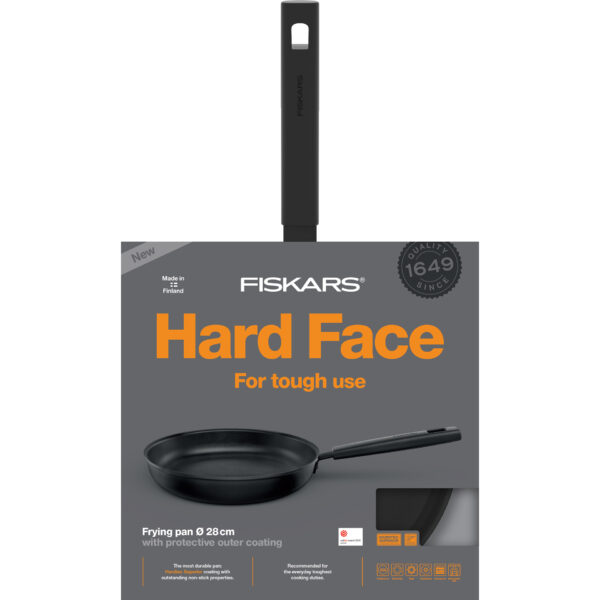 Fiskars wokpann Hard Face 28cm