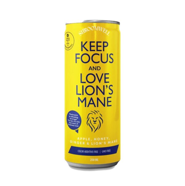 Shroomwell karastusjook KEEP FOCUS AND LOVE LIONS MANE 250ml