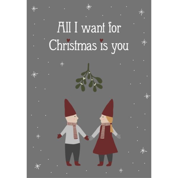 Silt All I want for Christmas is you 14x h20cm hall