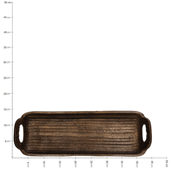 Alus Kal triibud 45x15x6cm pruun