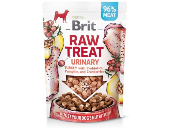 Brit Raw külmkuivatatud maius koertele Urinary Turkey 40g