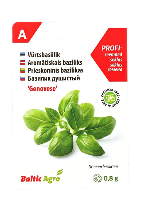 Vürtsbasiilik 'Genovese' 0,8g